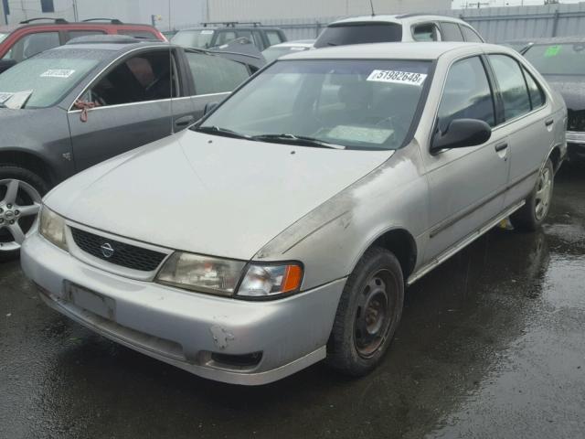 1N4AB41D5WC716350 - 1998 NISSAN SENTRA E GRAY photo 2