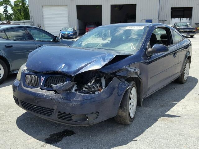 1G2AS18H597285818 - 2009 PONTIAC G5 BLUE photo 2