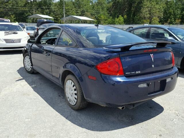 1G2AS18H597285818 - 2009 PONTIAC G5 BLUE photo 3