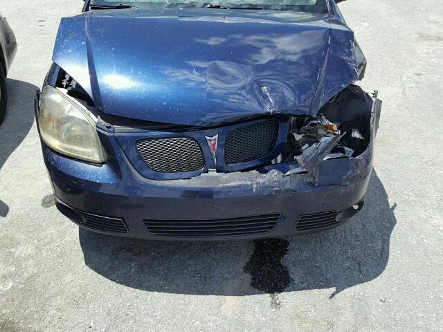 1G2AS18H597285818 - 2009 PONTIAC G5 BLUE photo 7