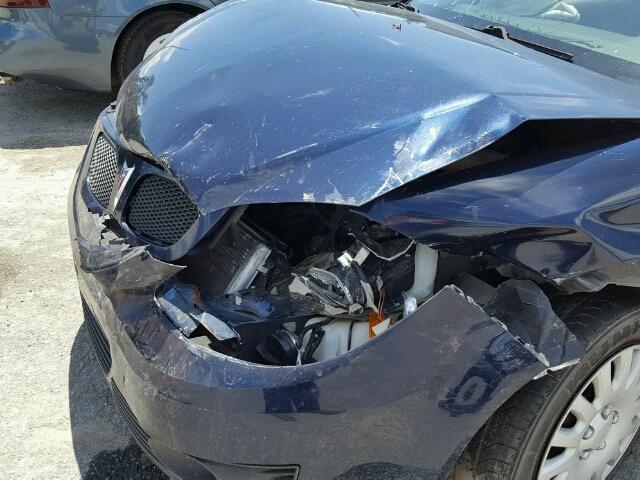 1G2AS18H597285818 - 2009 PONTIAC G5 BLUE photo 9