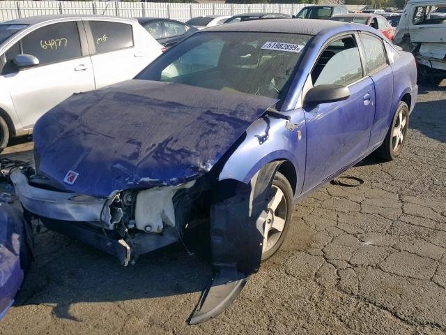 1G8AW15F76Z195776 - 2006 SATURN ION LEVEL BLUE photo 2