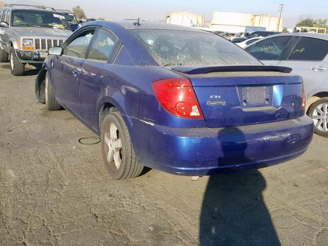 1G8AW15F76Z195776 - 2006 SATURN ION LEVEL BLUE photo 3