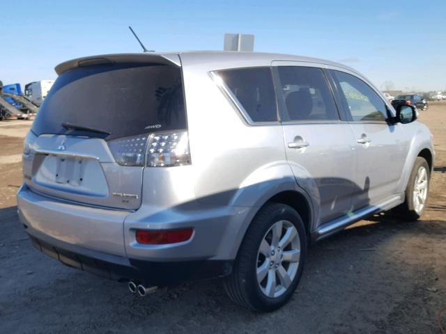 JA4JT5AX9AZ003197 - 2010 MITSUBISHI OUTLANDER SILVER photo 4