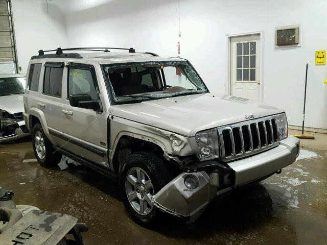 1J8HG48K87C670831 - 2007 JEEP COMMANDER SILVER photo 1