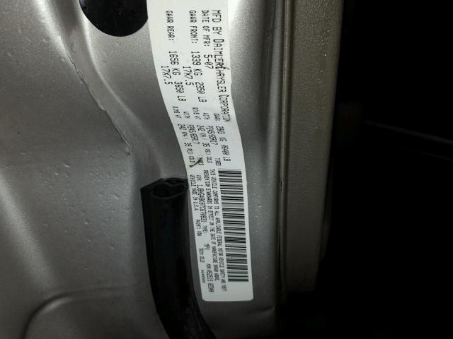 1J8HG48K87C670831 - 2007 JEEP COMMANDER SILVER photo 10