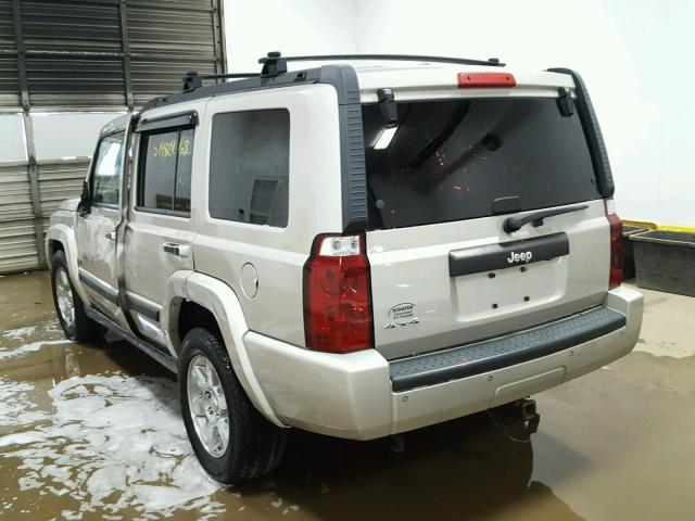1J8HG48K87C670831 - 2007 JEEP COMMANDER SILVER photo 3