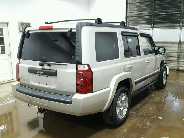 1J8HG48K87C670831 - 2007 JEEP COMMANDER SILVER photo 4