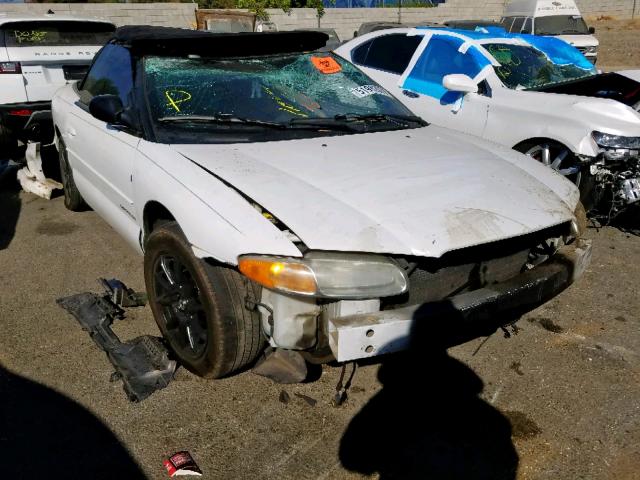 3C3EL55H0YT249524 - 2000 CHRYSLER SEBRING JX WHITE photo 1