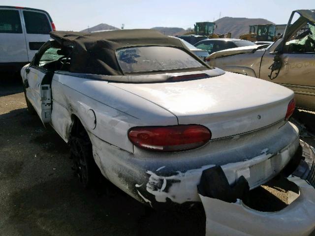 3C3EL55H0YT249524 - 2000 CHRYSLER SEBRING JX WHITE photo 3