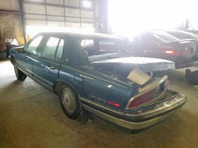 1G4CW53LXP1649965 - 1993 BUICK PARK AVENU BLUE photo 3