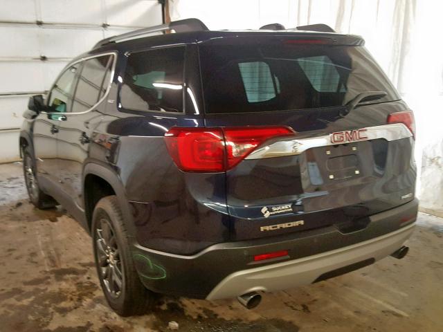 1GKKNULS0HZ189050 - 2017 GMC ACADIA SLT BLUE photo 3