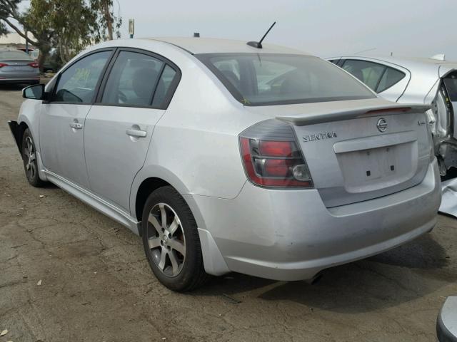 3N1AB6APXBL703837 - 2011 NISSAN SENTRA 2.0 GRAY photo 3