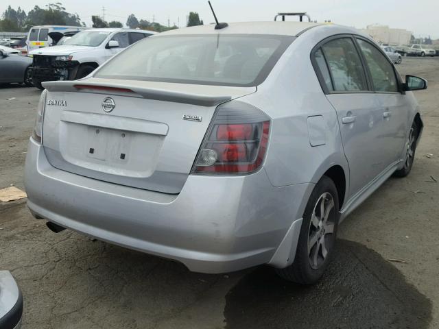 3N1AB6APXBL703837 - 2011 NISSAN SENTRA 2.0 GRAY photo 4