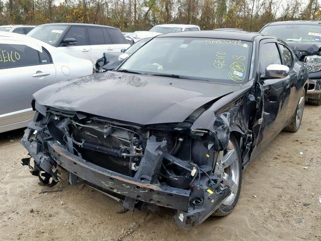 2B3KA33G48H334413 - 2008 DODGE CHARGER SX BLACK photo 2