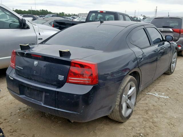 2B3KA33G48H334413 - 2008 DODGE CHARGER SX BLACK photo 4