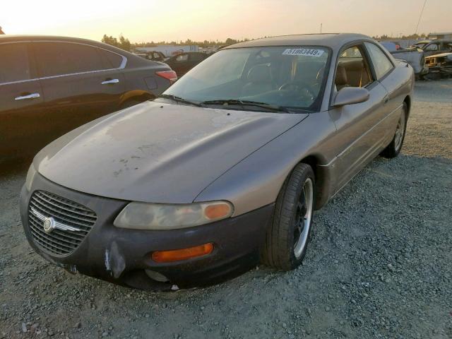 4C3AU52N3XE099749 - 1999 CHRYSLER SEBRING LX GOLD photo 2