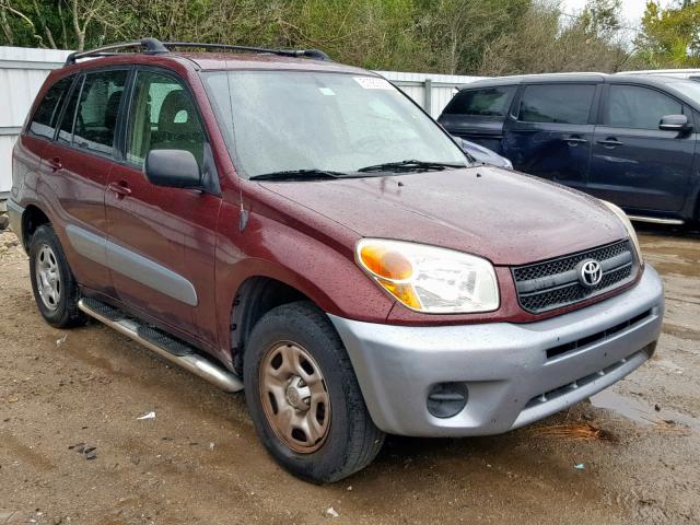 JTEGD20V850051257 - 2005 TOYOTA RAV4 BURGUNDY photo 1