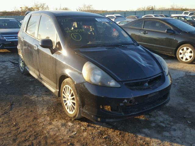JHMGD37697S031534 - 2007 HONDA FIT S 黑色 照片 1