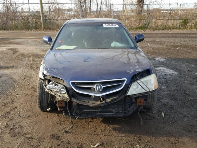 19UYA42641A801889 - 2001 ACURA 3.2CL TYPE BLUE photo 9