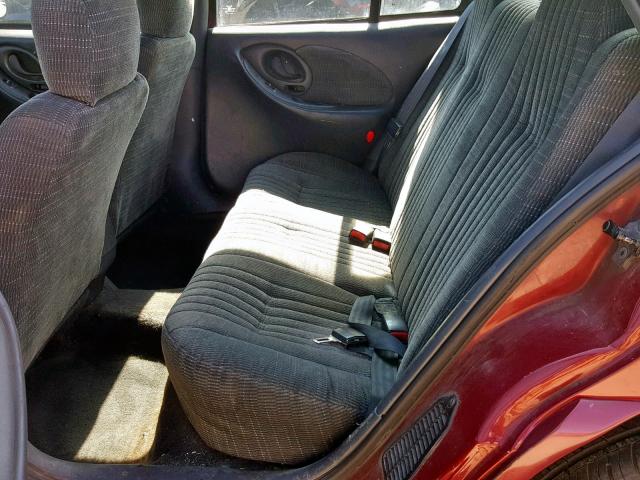 1G2NE52M1VC743605 - 1997 PONTIAC GRAND AM S RED photo 6