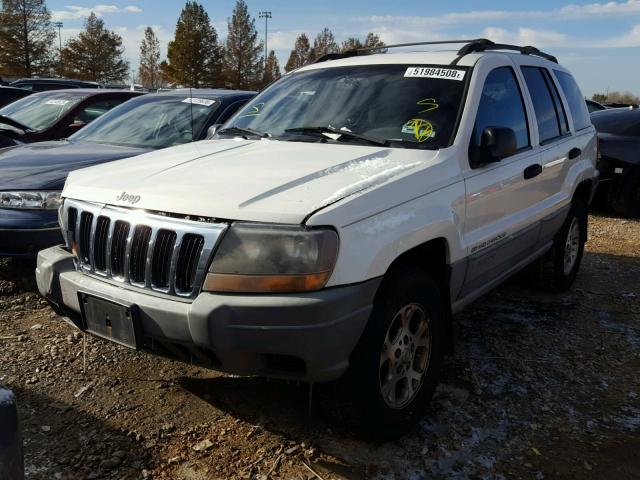 1J4GW48N8YC131508 - 2000 JEEP GRAND CHER WHITE photo 2