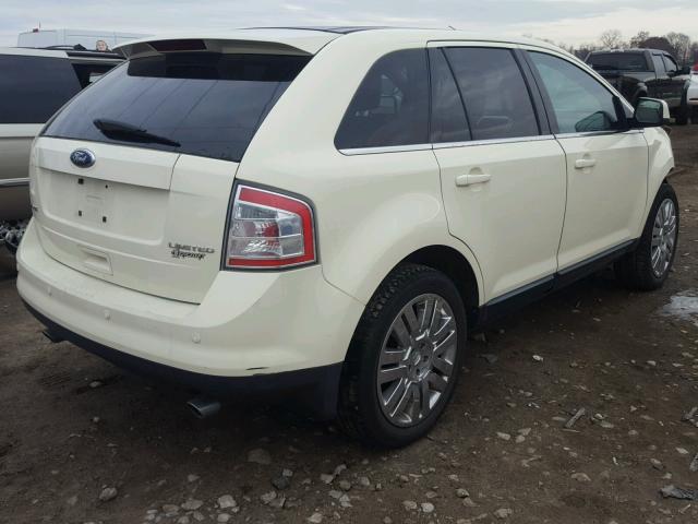 2FMDK39C48BA85473 - 2008 FORD EDGE LIMIT WHITE photo 4