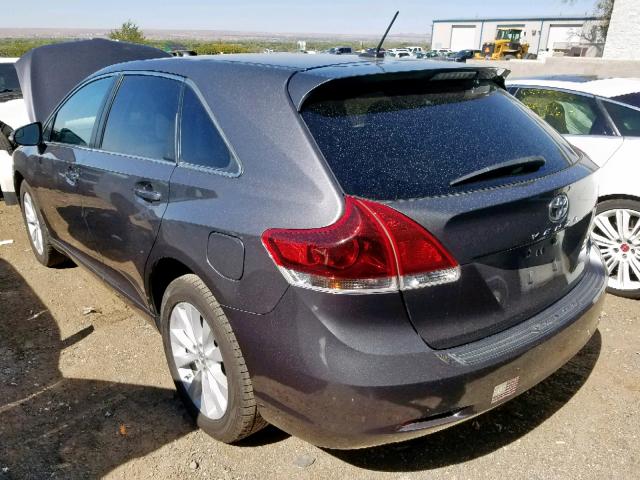 4T3ZA3BB8FU093214 - 2015 TOYOTA VENZA LE GRAY photo 3