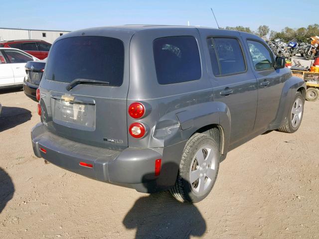 3GNCA13B59S618666 - 2009 CHEVROLET HHR LS GRAY photo 4