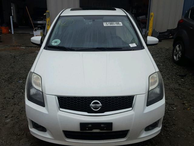 3N1AB6AP2CL745114 - 2012 NISSAN SENTRA 2.0 WHITE photo 10