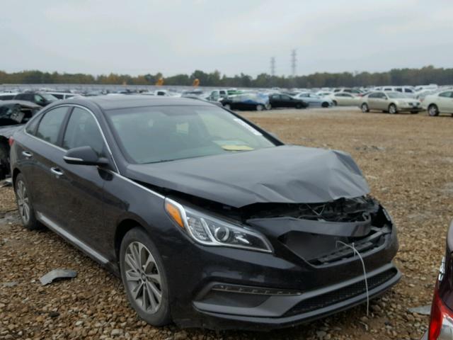 5NPE34AF7HH536417 - 2017 HYUNDAI SONATA SPO BLACK photo 1