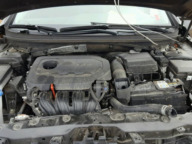 5NPE34AF7HH536417 - 2017 HYUNDAI SONATA SPO BLACK photo 7