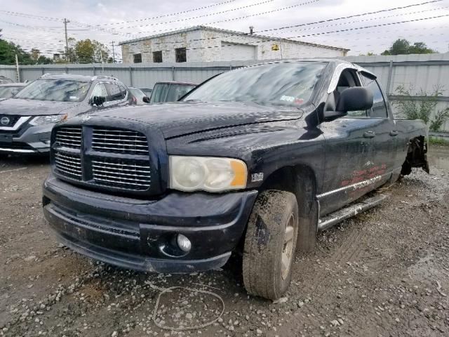 1D7HU18D03S245397 - 2003 DODGE RAM 1500 S BLACK photo 2