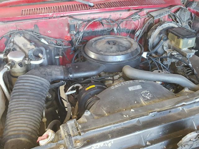 1GNER16K2LF143664 - 1990 CHEVROLET SUBURBAN R RED photo 7