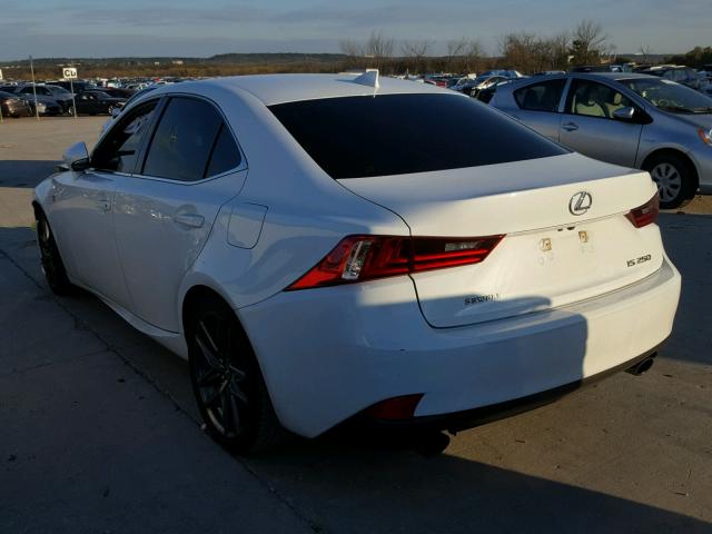 JTHBF1D2XE5040443 - 2014 LEXUS IS 250 WHITE photo 3