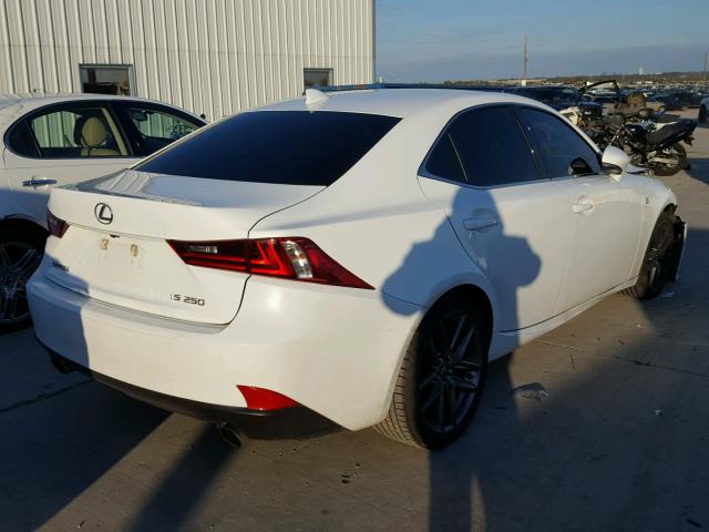 JTHBF1D2XE5040443 - 2014 LEXUS IS 250 WHITE photo 4