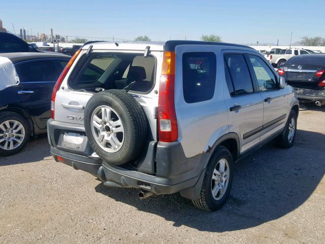 JHLRD78822C043421 - 2002 HONDA CR-V EX SILVER photo 4