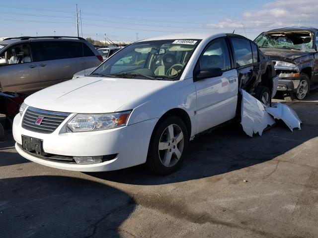 1G8AL55F37Z132093 - 2007 SATURN ION LEVEL WHITE photo 2