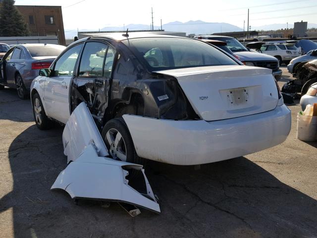 1G8AL55F37Z132093 - 2007 SATURN ION LEVEL WHITE photo 3