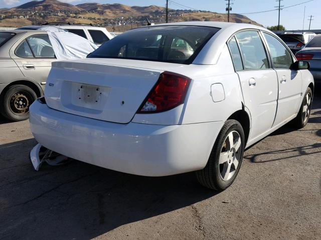 1G8AL55F37Z132093 - 2007 SATURN ION LEVEL WHITE photo 4