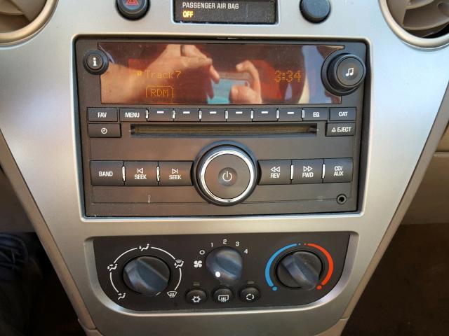 1G8AL55F37Z132093 - 2007 SATURN ION LEVEL WHITE photo 9