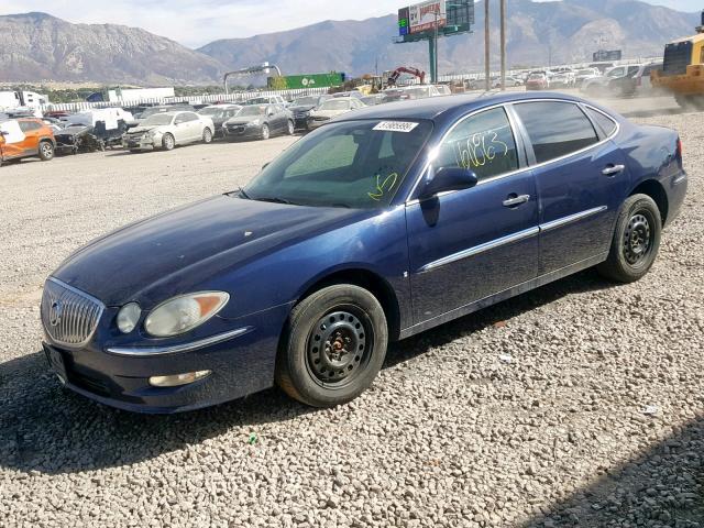 2G4WD582881219706 - 2008 BUICK LACROSSE C BLUE photo 2