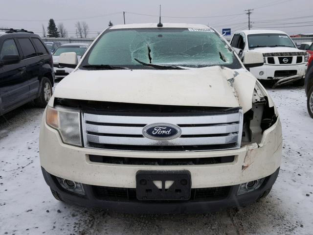 2FMDK48C08BA18151 - 2008 FORD EDGE SEL WHITE photo 7