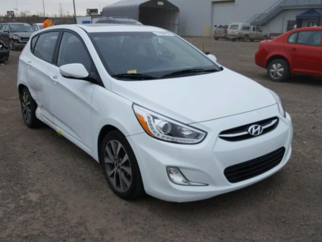 KMHCU5AE3GU263672 - 2016 HYUNDAI ACCENT SPO WHITE photo 1