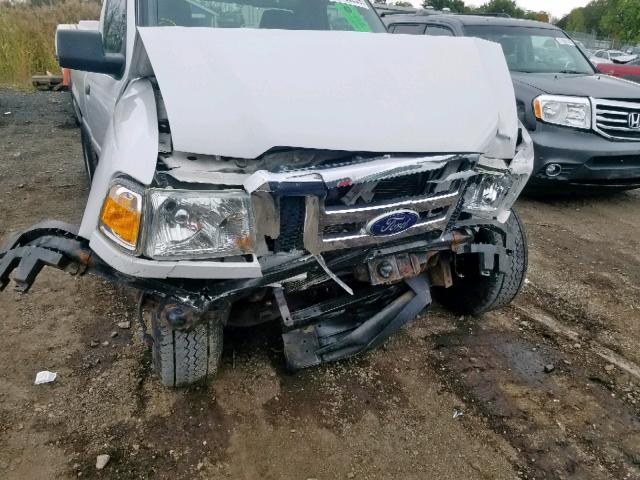 1FTKR1AD5APA29332 - 2010 FORD RANGER WHITE photo 9