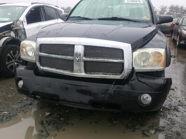 1D7HW48N26S646880 - 2006 DODGE DAKOTA QUA BLACK photo 9