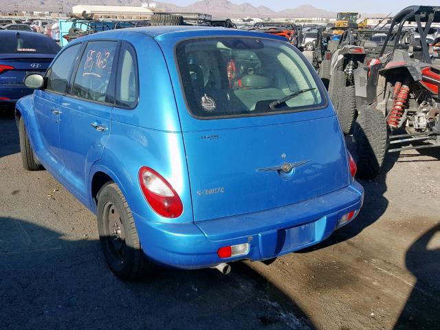 3A8FY48B68T103284 - 2008 CHRYSLER PT CRUISER BLUE photo 3