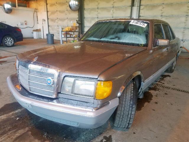 WDBCB25D9GA276369 - 1986 MERCEDES-BENZ 300 SDL BROWN photo 2