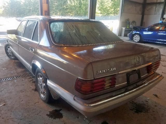 WDBCB25D9GA276369 - 1986 MERCEDES-BENZ 300 SDL BROWN photo 3