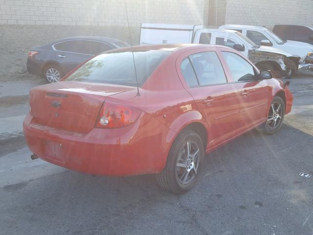 1G1AF5F54A7163609 - 2010 CHEVROLET COBALT 2LT RED photo 4